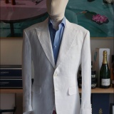 전주 맞춤정장, Bespoke White Linen Single Suit