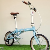 매디슨 바이크 모노나 미니 - 16인치 작게 변신하는 접이식 자전거, 아이부터 어른의 시마노 7단 폴딩 미니벨로