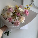 [이천꽃집,초아플라워스튜디오] 장미&라넌 꽃다발