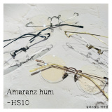 Amaranz hum 아마란스 흄 원형 무테 / 긱시크 스타일 무테안경 / 티타늄 안경