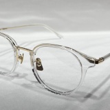 [ACCRUE] 아세테이트 금속 콤비네이션 클린 투명 안경 티타늄 마포 상암 DMC 안경원