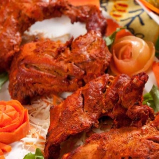Tandoori chicken (bone-in, whole)