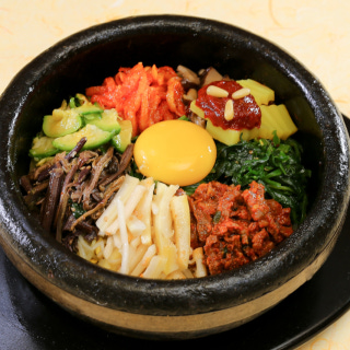 Hot-stone bibimbap