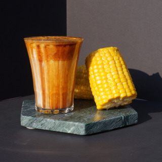 Corn cream coffee