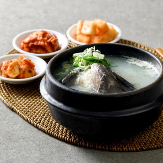 Black-chicken soup