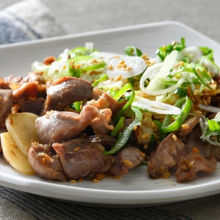 Stir-fried offal (chicken gizzard)