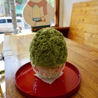 Matcha shaved ice