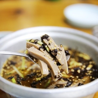 Buckwheat-jelly soup