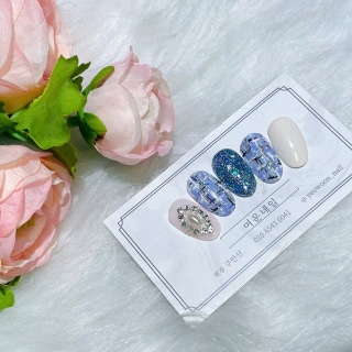 23년 봄 웨딩 네일아트_ 영롱한 8