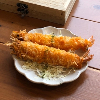 2 fried shrimp