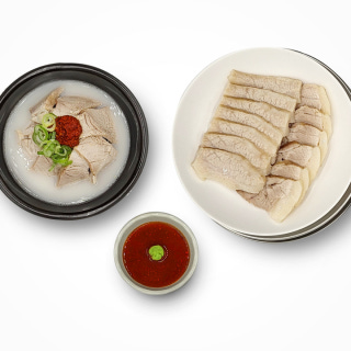 Boiled meat set meal