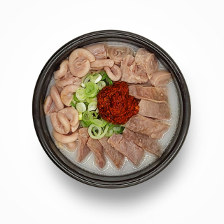 Offal soup with rice