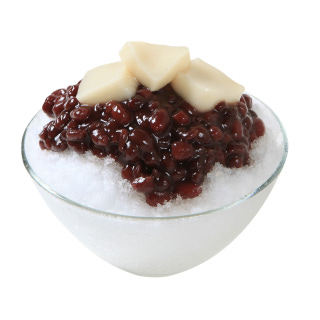 Red bean shaved ice