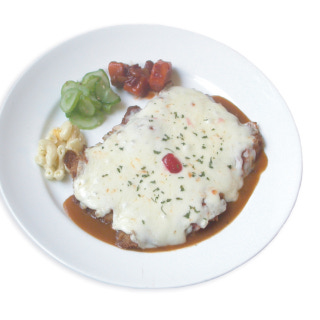 Original Western style cheese pork cutlet