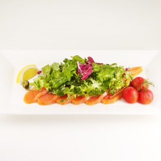 Smoked-salmon salad