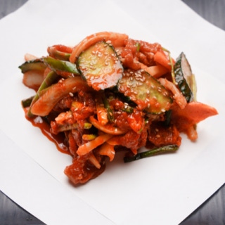 Seasoned ray salad