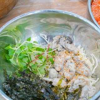 Oyster bibimbap