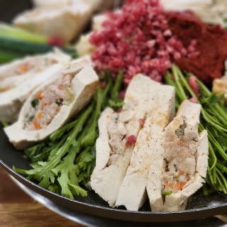 Gyejoksan meat-filled tofu hotpot (medium, regular)