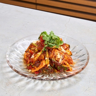 Chilled beef-tendon salad