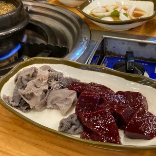 간,천엽(평일 서비스)