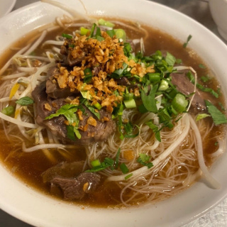 Thai beef rice noodles