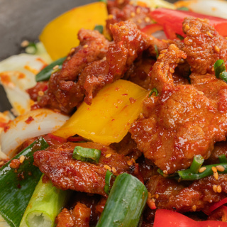 Lunchbox: Spicy stir-fried pork