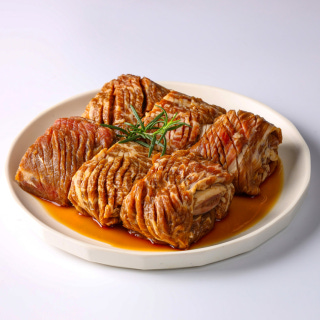 Marinated beef ribs