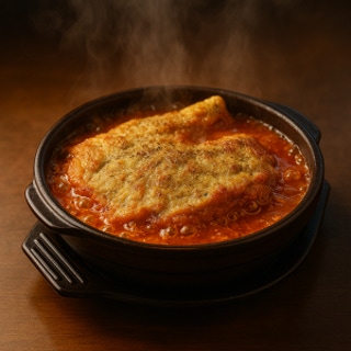 Jinju beef-pancake soup with rice