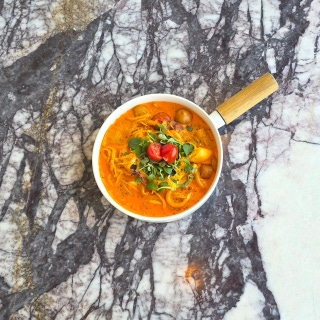 Chef’s creamy tomato tteokbokki