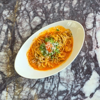 Spicy Crab Meat Broth Pasta