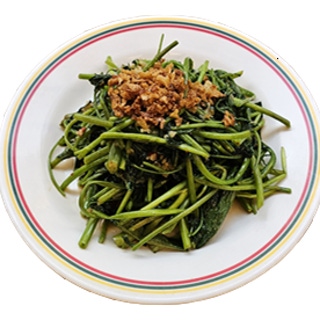 Stir-fried morning glory