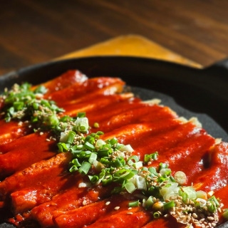 Grilled deodeok root
