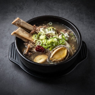 Abalone beef short rib soup