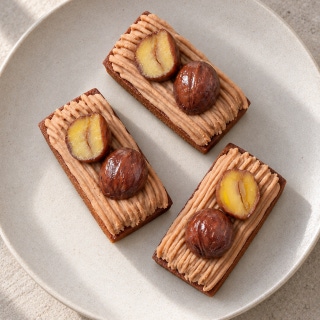 Candied-chestnut financier