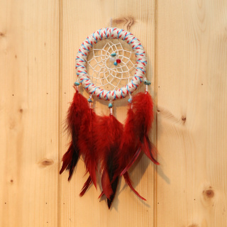 [탄생석-12월]터키석 드림캐쳐 Turquoise with Red feathers