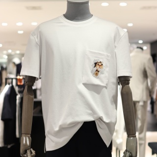 BON MAGNUM 포켓고양이 화이트 남성 티셔츠 BN2MTS971 WH