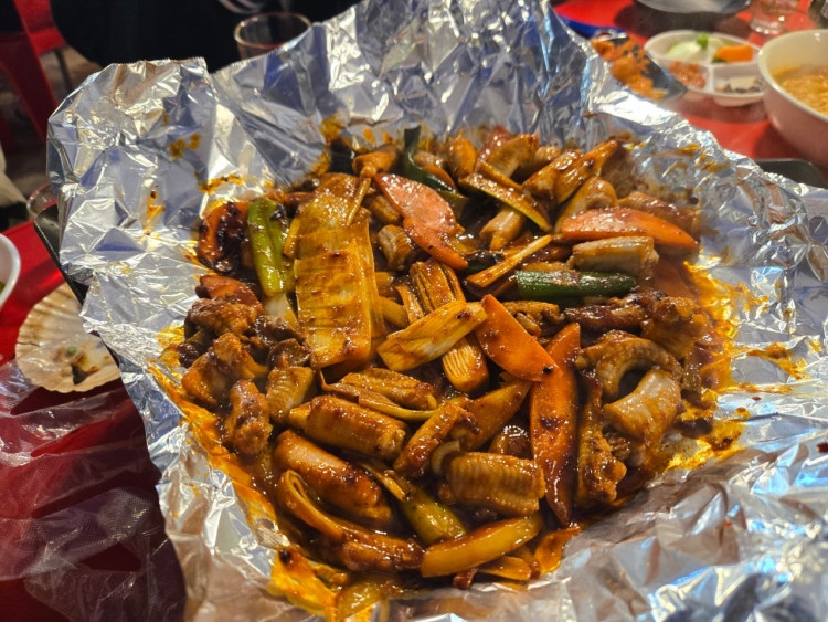 불타는 조개구이 사진 7