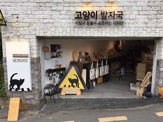고양이발자국