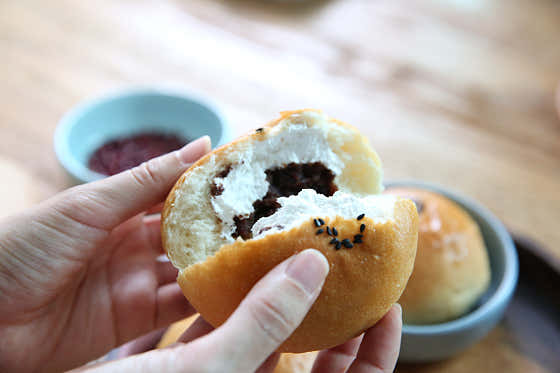 단팥크림빵 메뉴 사진(네이버)