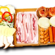 삼겹살모둠 철판구이 메뉴 사진(네이버)