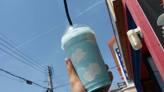 우도하늘스무디 메뉴 사진(네이버)