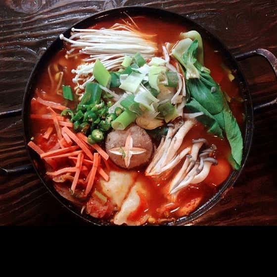 부대찌개전골 메뉴 사진(네이버)