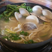 백생합 칼국수 메뉴 사진(네이버)