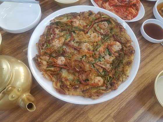 해물파전 메뉴 사진(네이버)