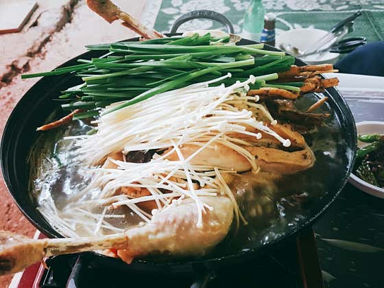한방백숙 메뉴 사진(네이버)