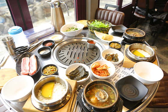 바다본 런치메뉴(성인 인당 주문가능) 메뉴 사진(네이버)