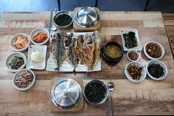 생선구이정식 메뉴 사진(네이버)