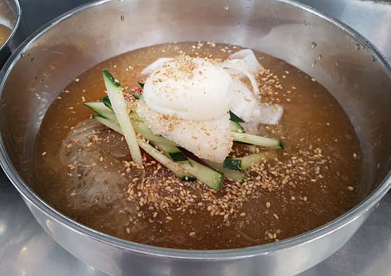 물냉면 메뉴 사진(네이버)