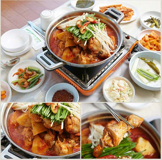 닭도리탕 메뉴 사진(네이버)