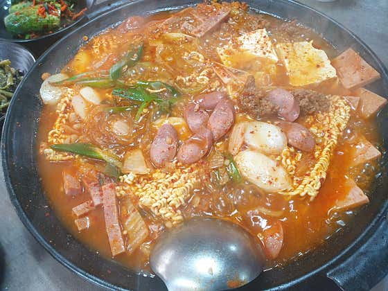 의정부부대찌개 메뉴 사진(네이버)